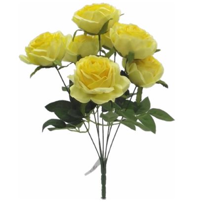 Picture of 40cm OPEN ROSE BUSH YELLOW