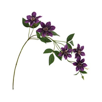 Picture of 78cm DOUBLE CLEMATIS SPRAY VIOLET