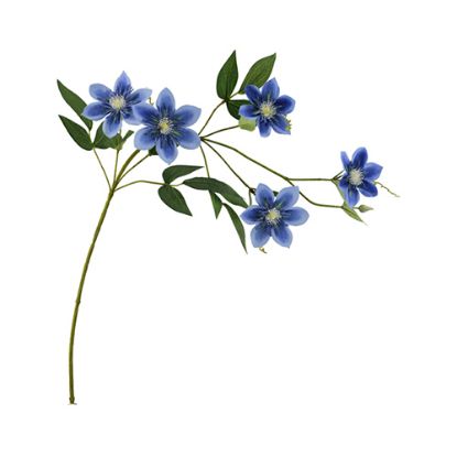 Picture of 78cm DOUBLE CLEMATIS SPRAY BLUE