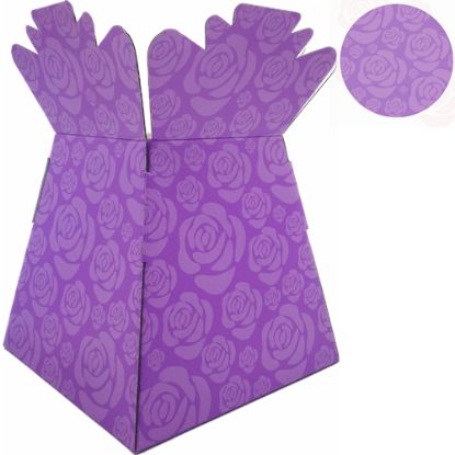 Picture of BOUQUET BOX GLOSSY - ROSES LILAC X 30pcs