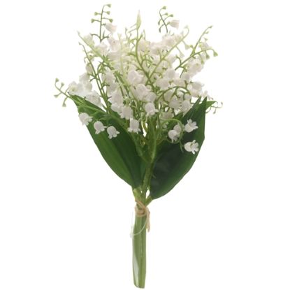 Picture of 30cm LILY OF THE VALLEY BUNDLE (3 STEMS) WHITE