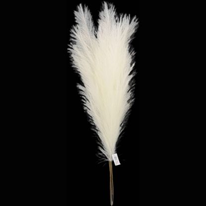 Picture of 115cm ARTIFICIAL PAMPAS GRASS (18 FORKS) IVORY X 4pcs