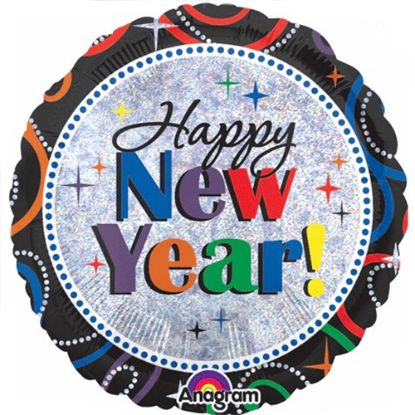 Picture of ANAGRAM 18 INCH FOIL BALLOON - HAPPY NEW YEAR