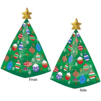 Picture of ANAGRAM 29 INCH ULTRA SHAPE FOIL BALLOON - CHRISTMAS TREE