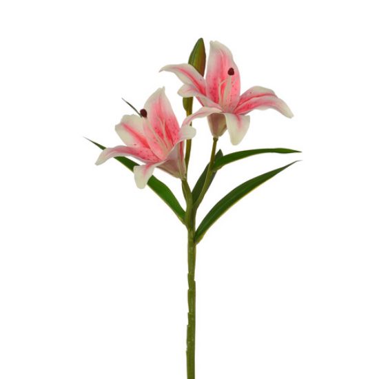 Picture of 38cm LILY SPRAY PINK