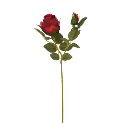Picture of 36cm SWEET ROSE SPRAY DARK RED