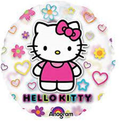 Picture of ANAGRAM 26 INCH SEE-THRU FOIL BALLOON - HELLO KITTY