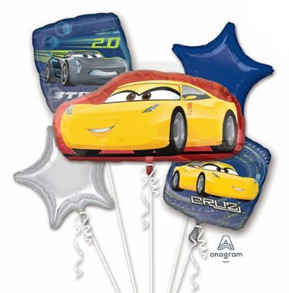 Picture of ANAGRAM FOIL BALLOON BOUQUET - CARS 3