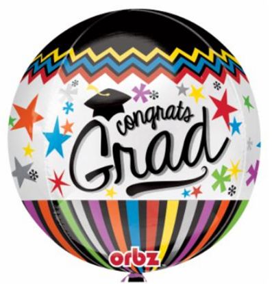 Picture of ANAGRAM 16 INCH FOIL BALLOON - ORBZ CONGRATS GRAD