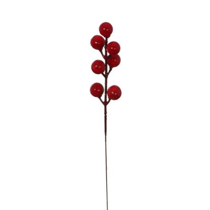 Picture of 20cm BERRY PICK RED X 12pcs IN POLYBAG