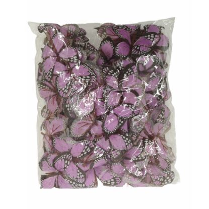 Picture of 8.5cm SINGLE BUTTERFLY PURPLE X BAG OF 120pcs