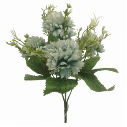 Picture of 30cm SPIKY MUM BUSH TEAL