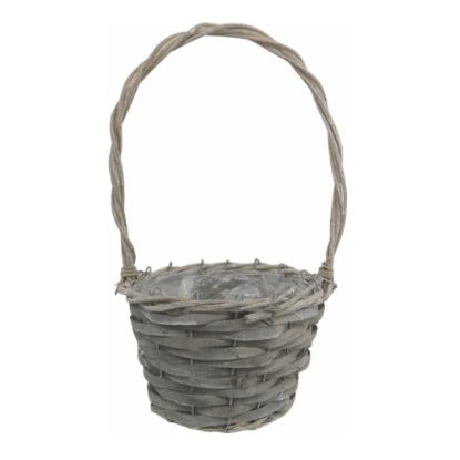 Picture of 20cm ROUND PLANTING BASKET GREY