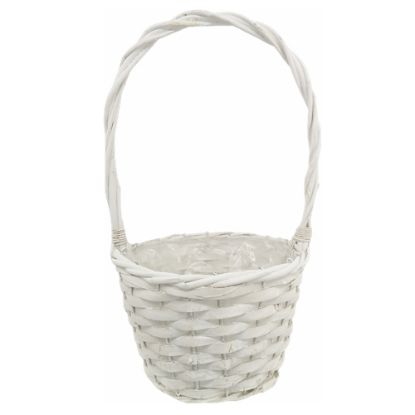 Picture of 22cm ROUND PLANTING BASKET WHITE