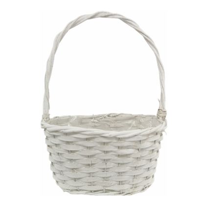 Picture of 28cm OVAL PLANTING BASKET WHITE