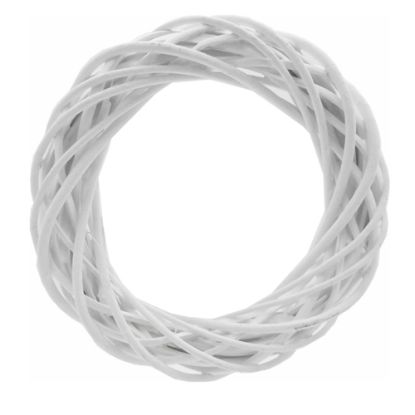 Picture of 25cm (10 INCH) WICKER RING WHITE
