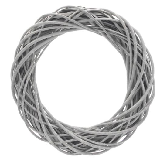 Picture of 38-40cm (15-16 INCH) WICKER RING GREY