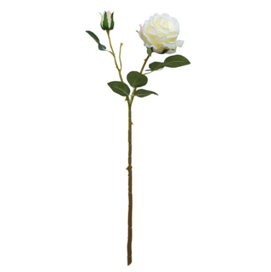 Picture of 50cm FRESH TOUCH ROSE SPRAY IVORY