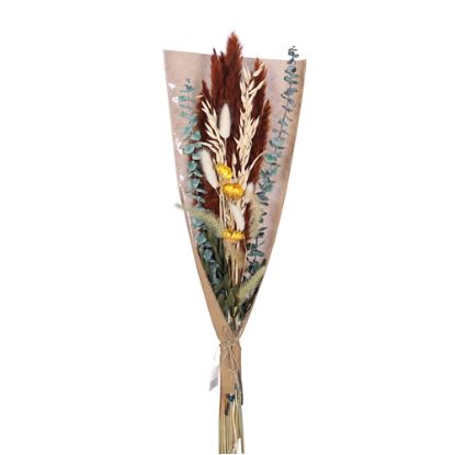 Picture of DRIED FLOWER LARGE MIXED BOUQUET - NATURAL/BROWN/ORANGE