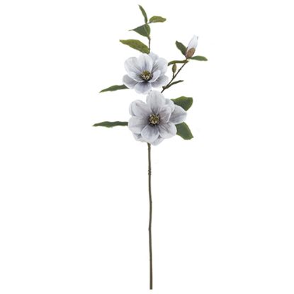 Picture of 84cm LARGE MAGNOLIA SPRAY DRY COLOUR GREY