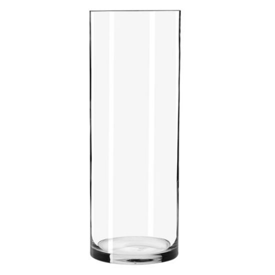 Picture of 25cm GLASS CYLINDER VASE CLEAR