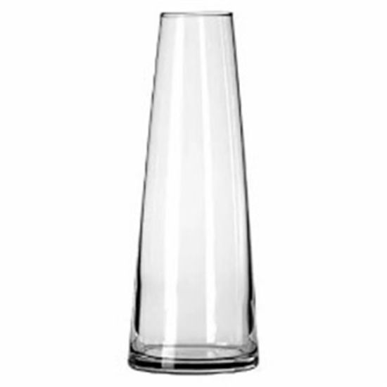 Picture of 25cm GLASS FLOWER VASE CLEAR