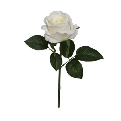 Picture of 36cm SINGLE ROSE IVORY