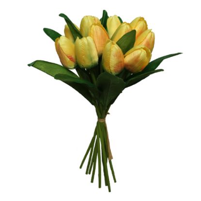 Picture of 35cm TULIP BUNDLE (12 STEMS) YELLOW