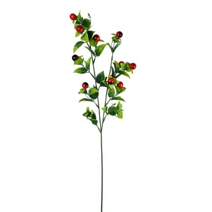 Picture of 70cm BERRY SPRAY DARK RED