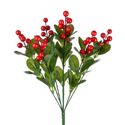 Picture of 38cm BERRY BUSH RED
