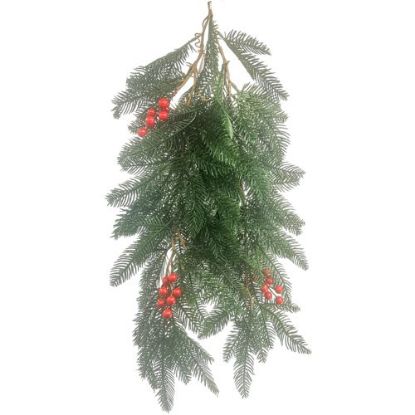 Picture of 68cm SPRUCE TRAIL WITH BERRIES GREEN/RED