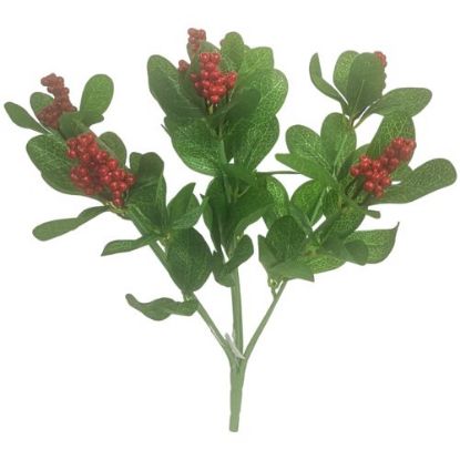 Picture of 38cm BERRY BUSH GREEN/RED