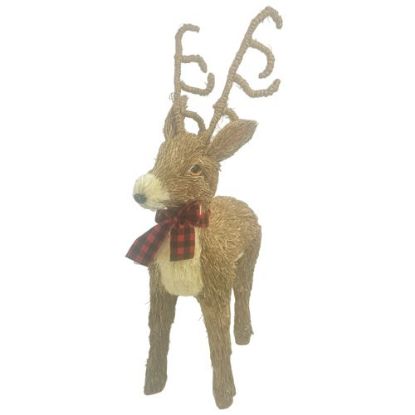 Picture of 60cm NATURAL STANDING REINDEER