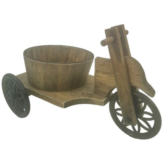 Picture of 30cm WOODEN TRIKE PLANTER