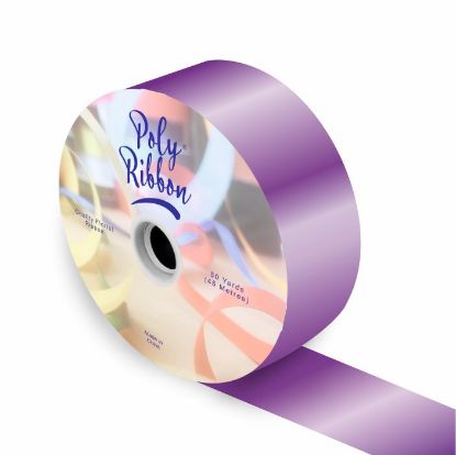 Picture of 50mm (2 INCH) POLY RIBBON X 100 YARDS GRAPE
