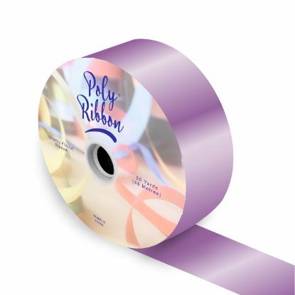 Picture of 50mm (2 INCH) POLY RIBBON X 100 YARDS LAVENDER