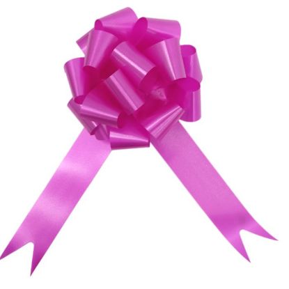 Picture of POLY RIBBON PULL BOWS 30mm X 30pcs FUCHSIA
