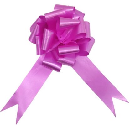 Picture of POLY RIBBON PULL BOWS 50mm X 20pcs FUCHSIA