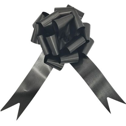 Picture of POLY RIBBON PULL BOWS 50mm X 20pcs BLACK