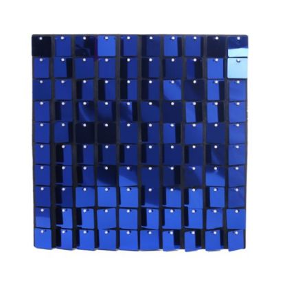 Picture of SEQUIN WALL PANEL 30cm X 30cm SQUARE SEQUINS ROYAL BLUE