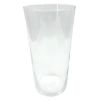 Picture of 25cm GLASS CONICAL VASE CLEAR X BOX OF 6pcs