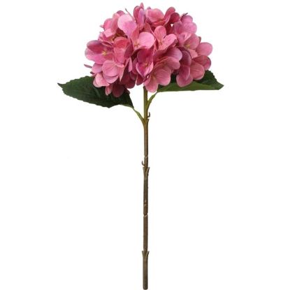 Picture of 45cm REAL TOUCH HYDRANGEA DARK PINK