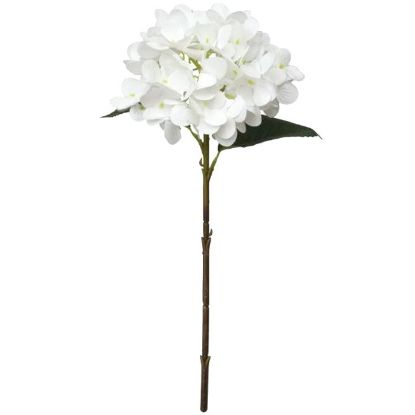 Picture of 45cm REAL TOUCH HYDRANGEA WHITE