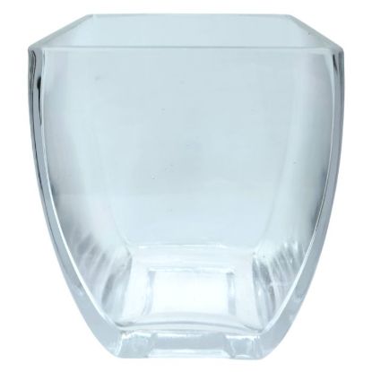 Picture of 13cm CLEAR GLASS TANK VASE X 2pcs