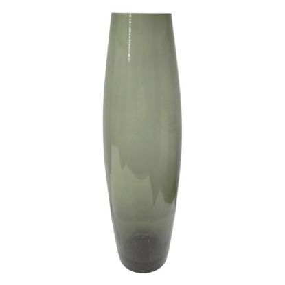 Picture of 30cm GLASS BULLET VASE SMOKED X 12pcs
