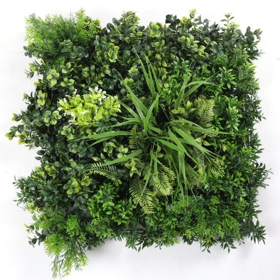 Picture of 50cm X 50cm UV RESISTANT PLASTIC FOLIAGE WALL GREEN